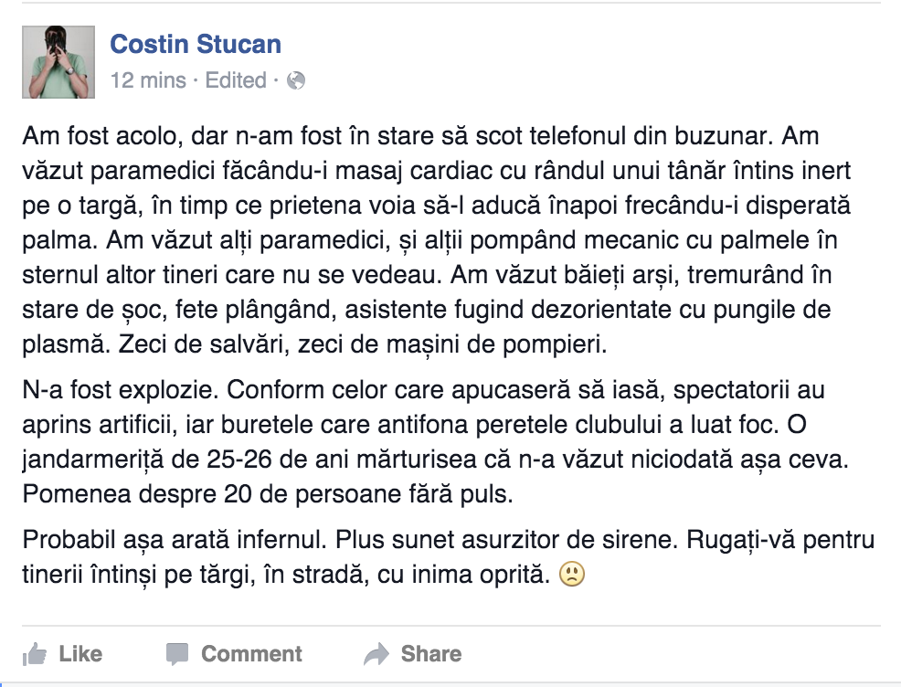 Incendiu la un club din București: Zeci de morți, sute de răniți
