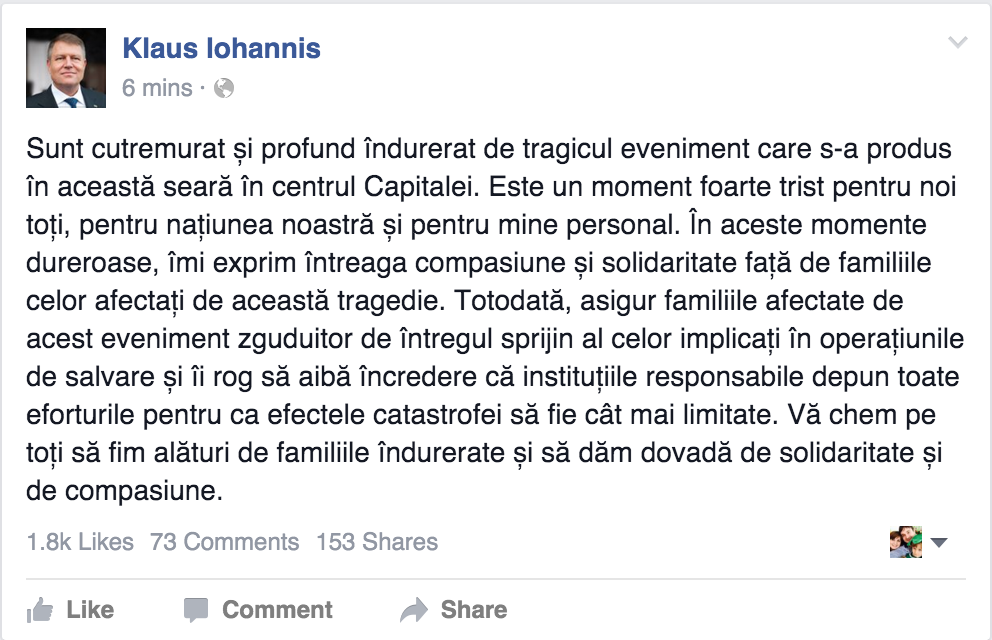 Incendiu la un club din București: Zeci de morți, sute de răniți