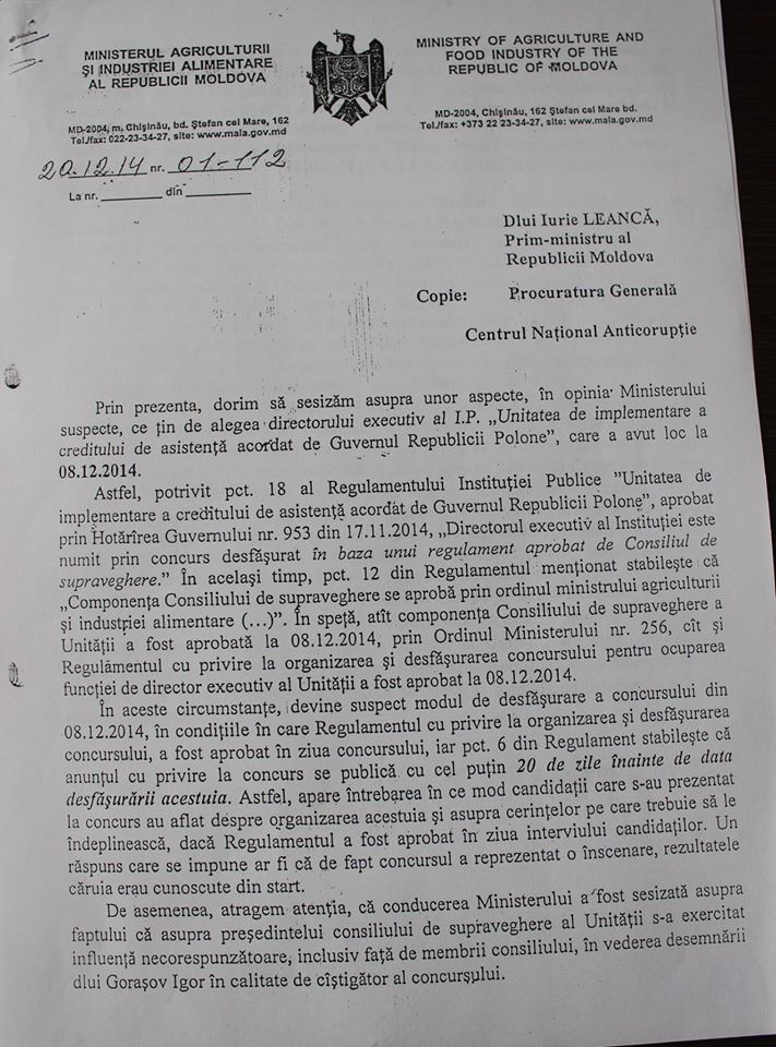 Bumacov despre acțiunile Procuraturii: Nu le-am permis să fure și se răzbună