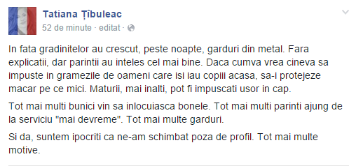 Grădinițele din Paris au început să fie înconjurate cu garduri metalice