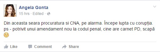 Mesajul Angelei Gonța, după decizia PLDM de a intra în opoziție