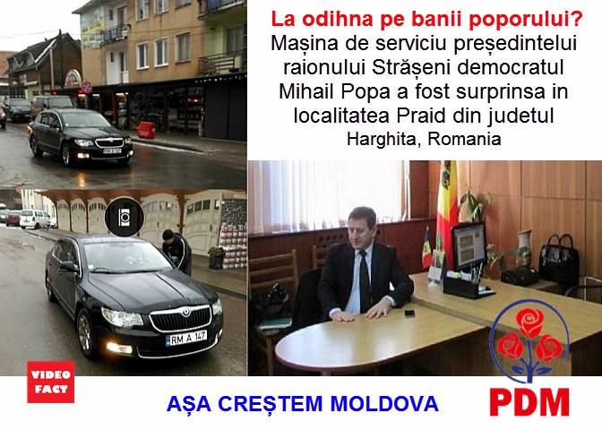 Cu mașina de serviciu, la munte în România. Isprava democratului Mihail Popa