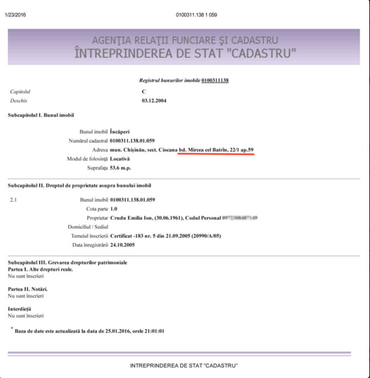 Lucian Chirtoaca, despre investigatia ZdG: "Soacra mea locuieste la alta adresa"
