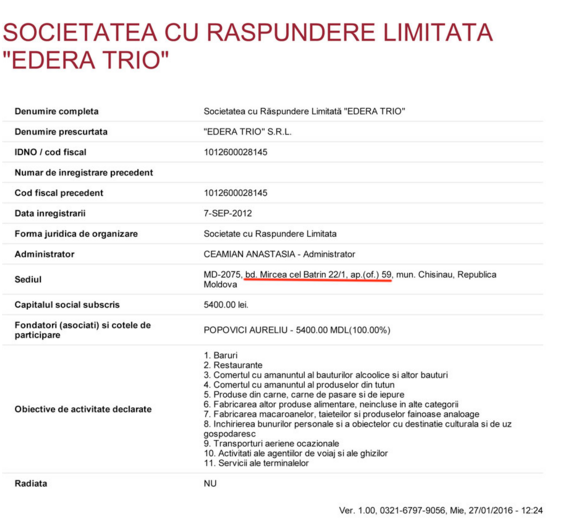 Lucian Chirtoaca, despre investigatia ZdG: "Soacra mea locuieste la alta adresa"