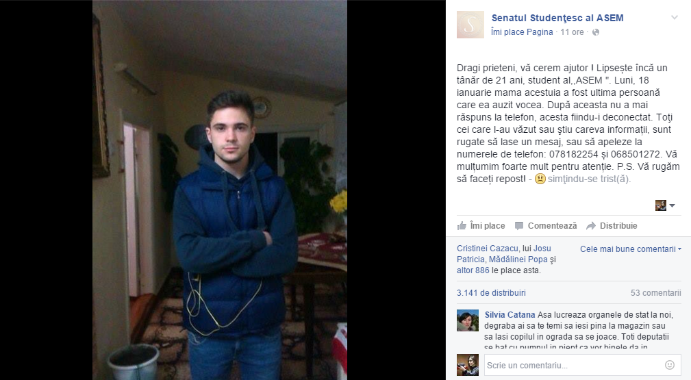 Un student de la ASEM s-a pornit la examen și nu s-a mai întors