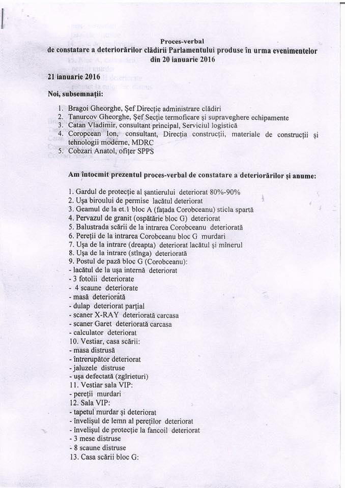 Liderii protestelor au primit nota de plată