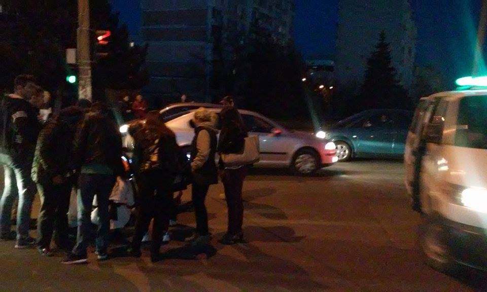 Accident pe strada Alba Iulia. Un bărbat a fost grav lovit