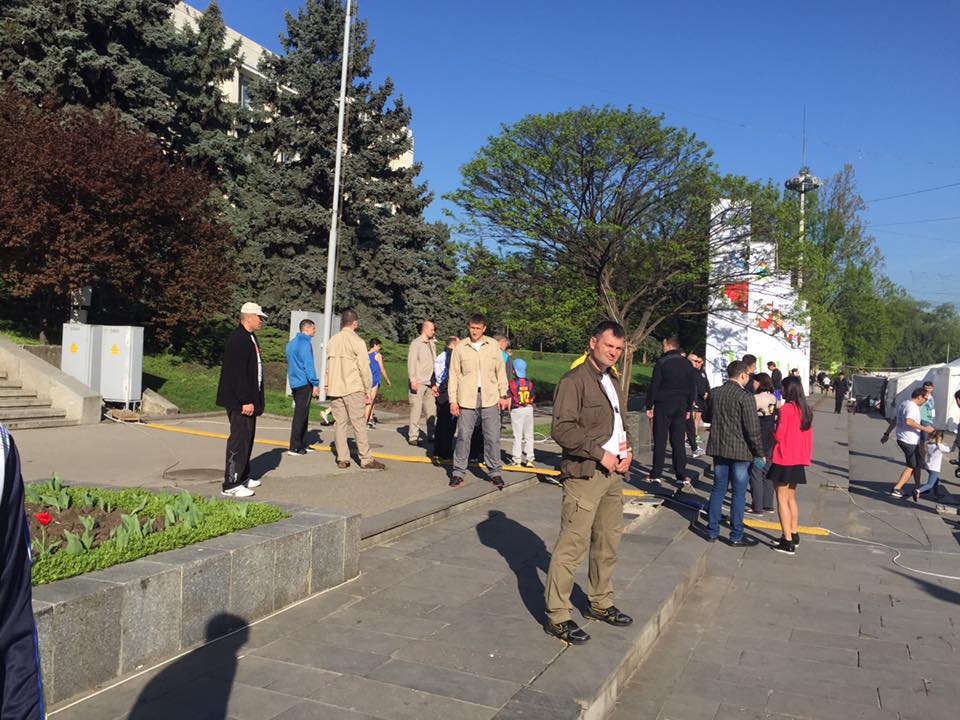 Andrian Candu a venit la Maraton însoțit de bodyguarzi