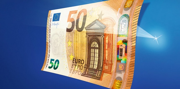 Cum arată noua bancnotă de 50 de euro