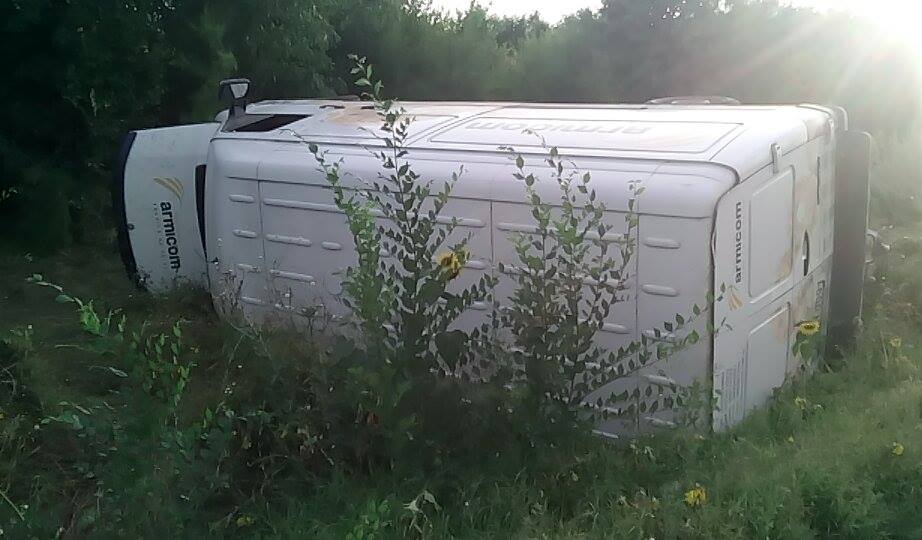 Accident pe traseul Chișinău-Orhei în apropierea satului Peresecina. O persoană a fost rănită