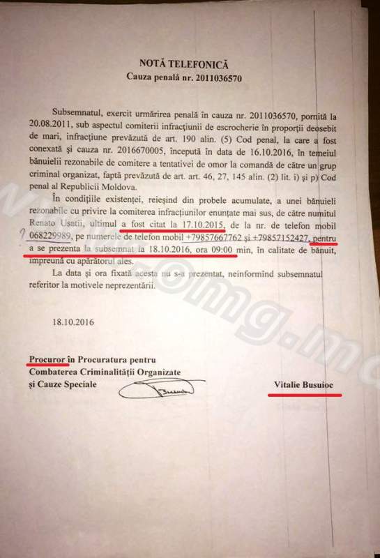 Usatîi publică demersul său de arestare: Procurorii l-au făcut „în baza unei bănuieli rezonabile” și a citațiilor false