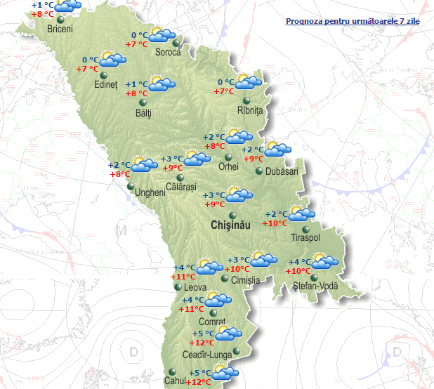 Vremea se menține răcoroasă. Câte grade anunță meteorologii pentru astăzi