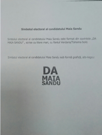 Maia Sandu și-a schimbat simbolul electoral