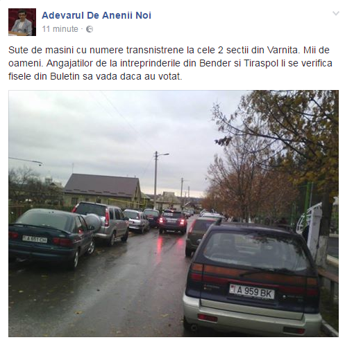 La secțiile de votare din Varniţa s-au format cozi de sute de persoane