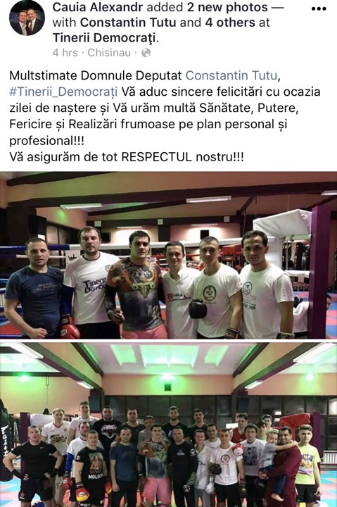 Deputatul PDM, Constantin Țuțu, își serbează astăzi ziua de naștere