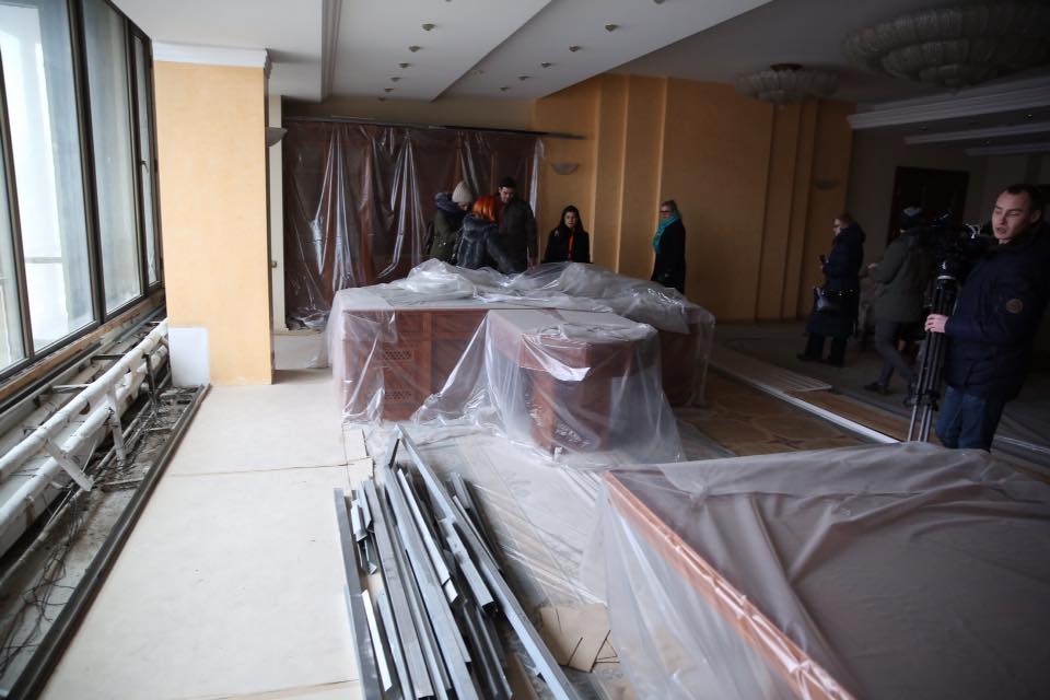 Sediului Președinției din interior: De astăzi se încep lucrările de renovare a clădirii