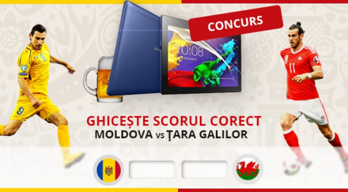 CONCURS: Câștigă o Tabletă Lenovo. Ghicește doar scorul la meciul Moldova vs. Țara Galilor CONCURS: Câștigă o Tabletă Lenovo. Ghicește doar scorul la meciul Moldova vs. Țara Galilor