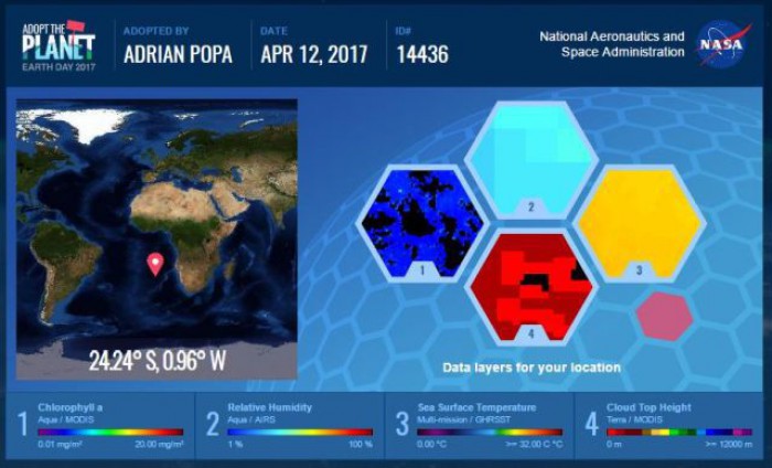 De Ziua Pământului 2017, NASA le permite oamenilor să „adopte” părţi din planetă şi lansează un SOS către extratereştri De Ziua Pământului 2017, NASA le permite oamenilor să „adopte” părţi din planetă şi lansează un SOS către extratereştri