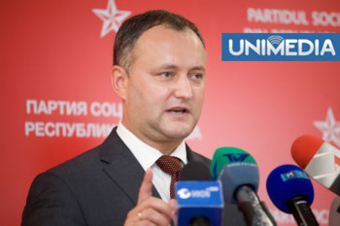 Dodon: Lupta între Filat şi Plahotniuc a dus Moldova în criză Dodon: Lupta între Filat şi Plahotniuc a dus Moldova în criză