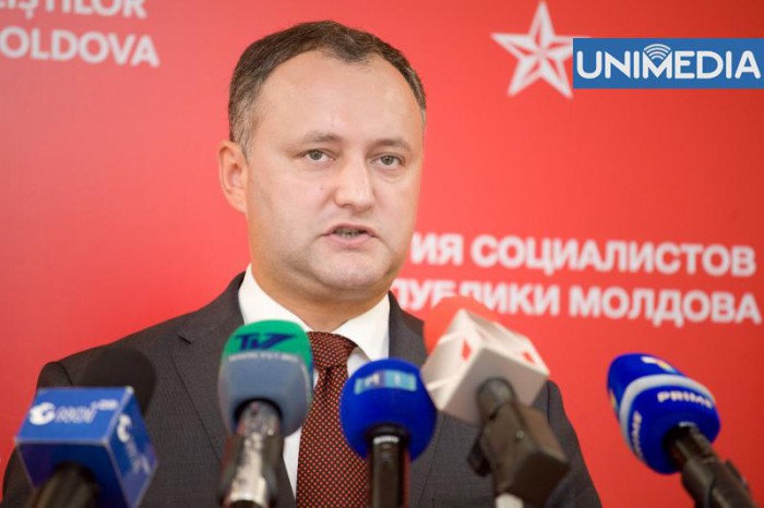 Dodon regretă tentativa de excludere a partidului „Patria” din cursa electorală Dodon regretă tentativa de excludere a partidului „Patria” din cursa electorală
