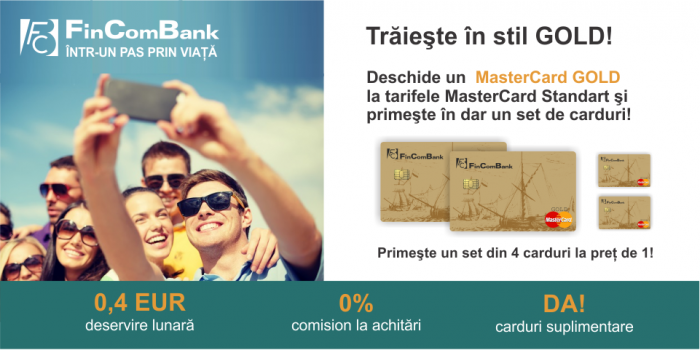 Mastercard Gold la FinComBank – operațiuni bancare sigure în orice țară Mastercard Gold la FinComBank – operațiuni bancare sigure în orice țară