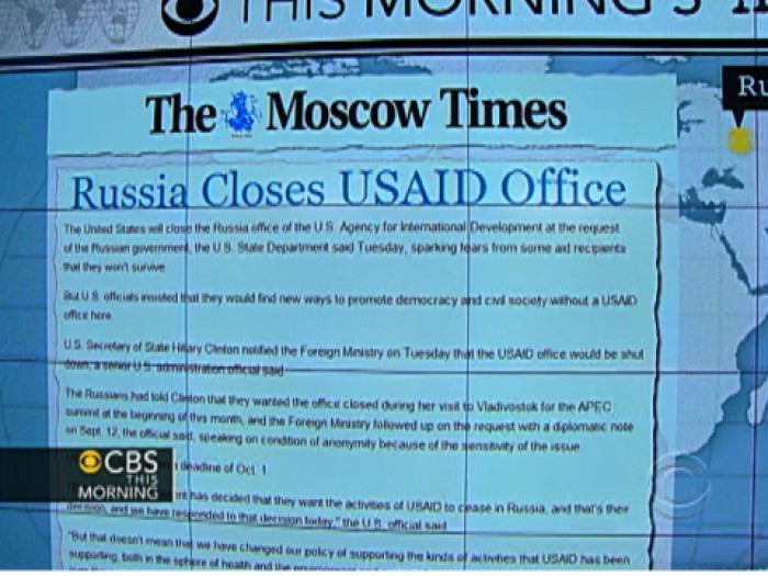 Moscova a decis să închidă toate operatiunile USAID în Rusia Moscova a decis să închidă toate operatiunile USAID în Rusia