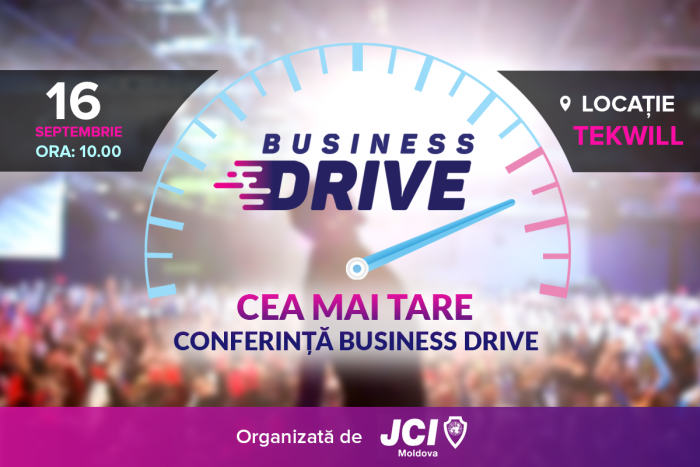 (video) Participă la Business Drive, cea mai tare conferință a anului organizată de Camera Tinerilor Antreprenori JCI Moldova (video) Participă la Business Drive, cea mai tare conferință a anului organizată de Camera Tinerilor Antreprenori JCI Moldova
