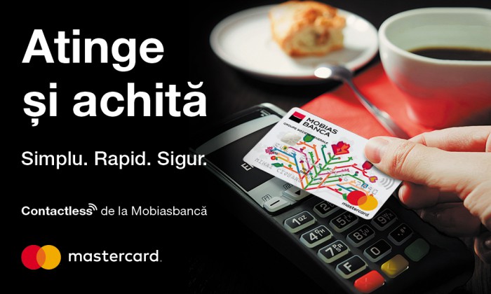 Prinde viteză cu cardurile Mastercard® contactless de la Mobiasbancă Prinde viteză cu cardurile Mastercard® contactless de la Mobiasbancă