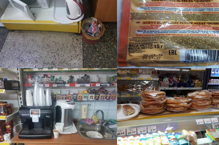 Produse cu termen expirat și condiții insalubre, depistate într-un magazin alimentar Produse cu termen expirat și condiții insalubre, depistate într-un magazin alimentar