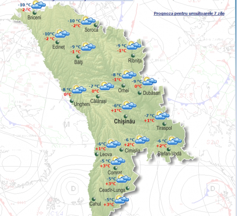 Temperaturi cu plus anunță meteorologii. Câte grade vor fi astăzi