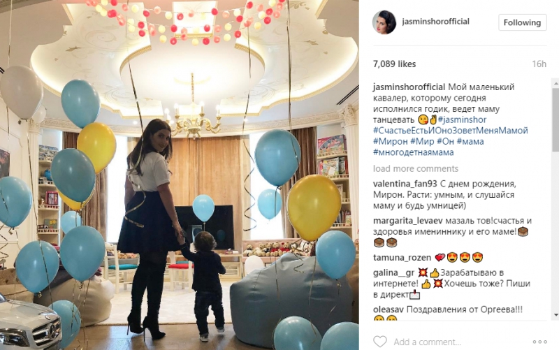 Fiul lui Jasmin și Ilan Shor a împlinit astăzi un anișor. Ce surprize i-au pregătit părinții