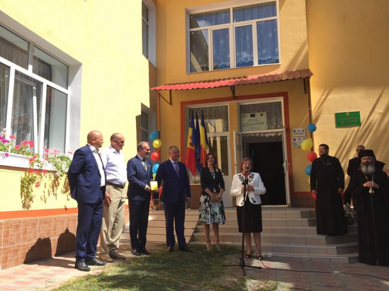 Dodon: Mulțumesc Guvernului României pentru redeschiderea grădiniței de la Sadova