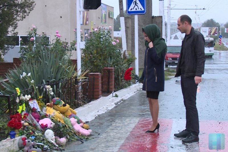 Tiraspol: Oamenii, la locul unde a fost lovită mortal o adolescentă
