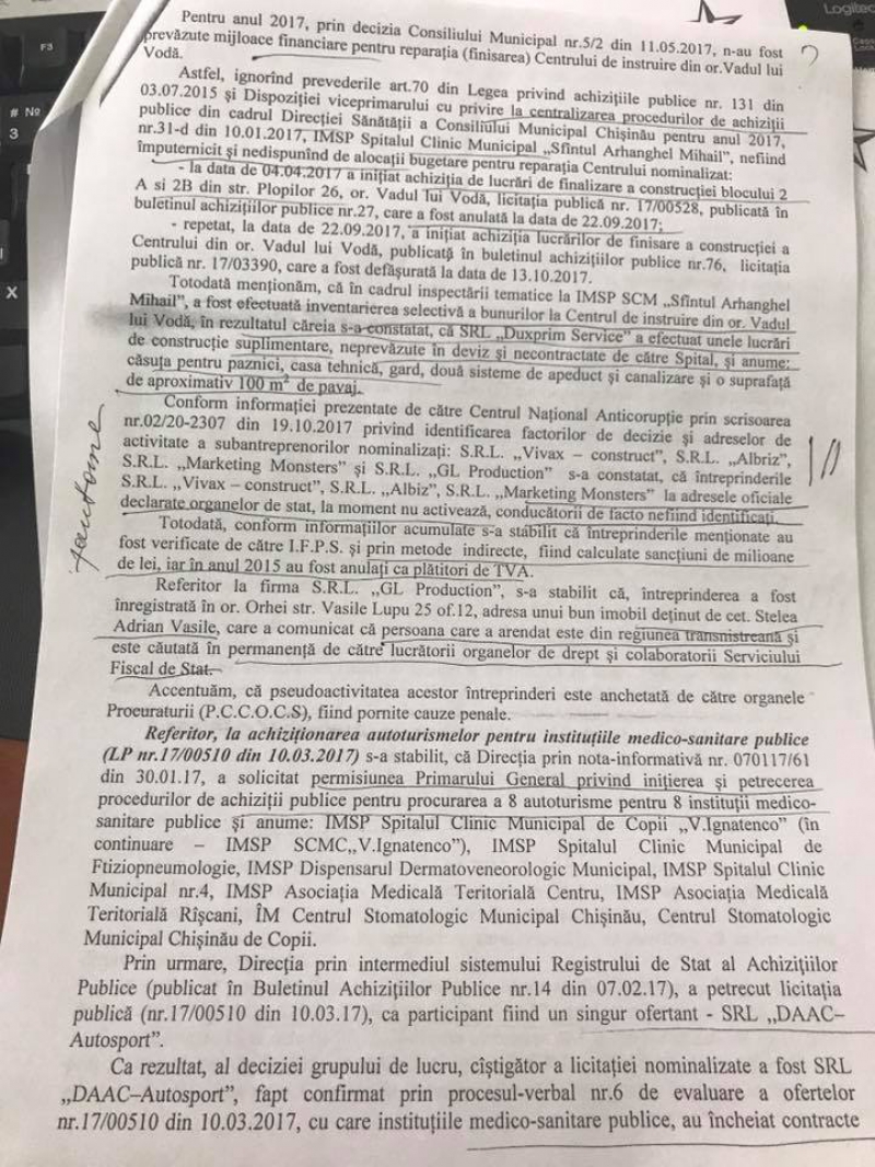 Replica lui Ceban pentru șeful Direcției Sănătate: Când vine Centrul Anticorupție?