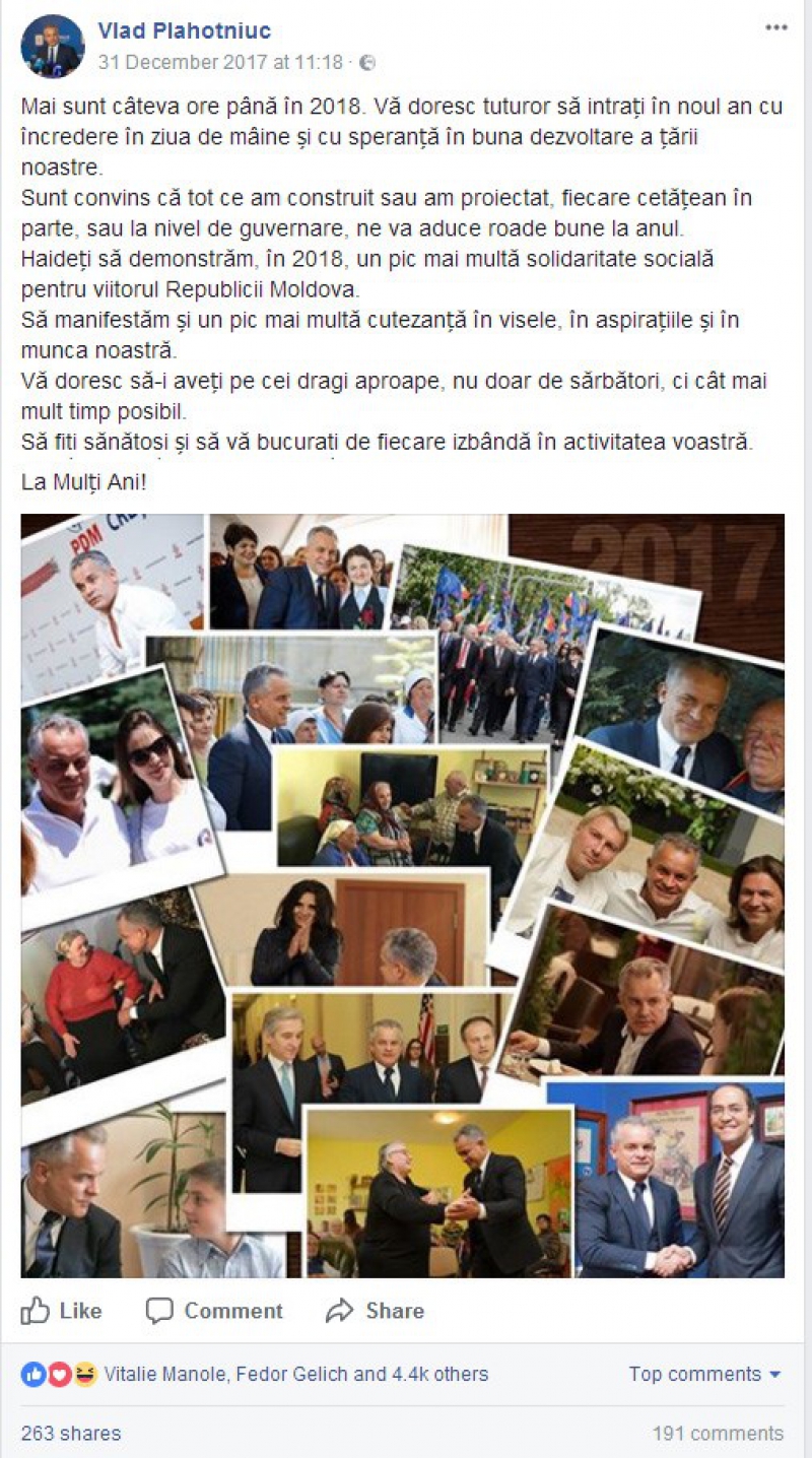 Politicienii cu cele mai multe aprecieri ale mesajelor adresate