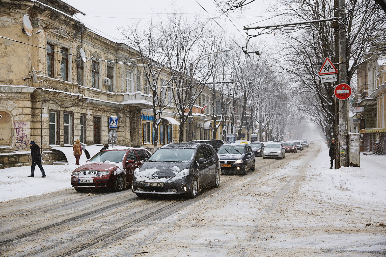 Polei și Ghețuș Pe Drumuri Iar In Sectorul Ciocana S A