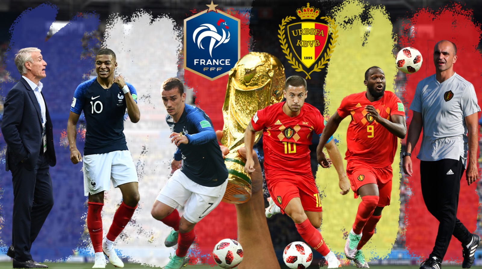 Ultimele meciuri ale Mondialului. Cine ajunge în finală, Belgia sau Franța?